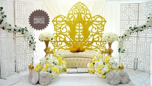 Panel / Backdrop kerawang GOLD-8ft - Image 2