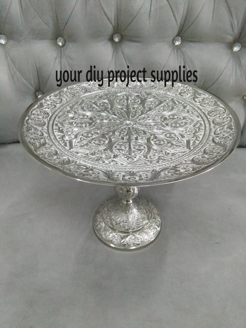Dulang hantaran  tembaga silver Your DIY Project Supplies