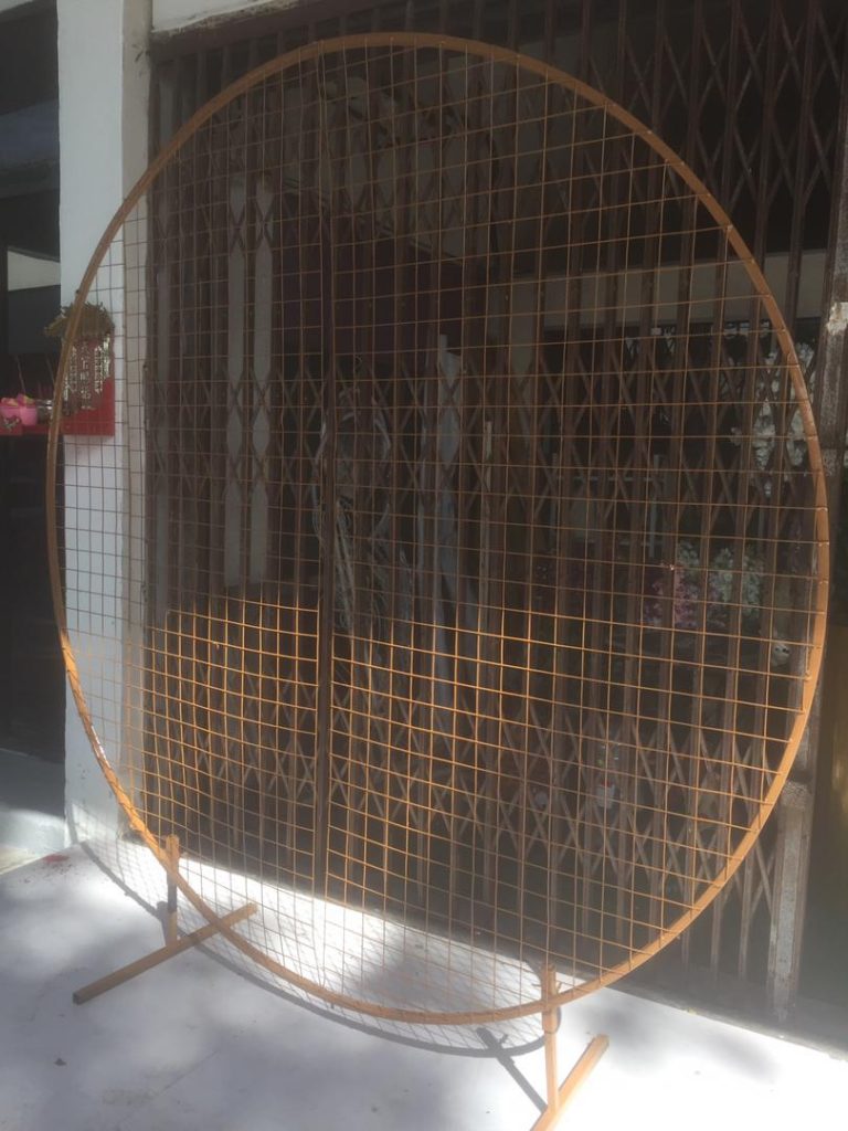 PANEL JARING BULAT BRONZE COLOR [RENTAL] – Your DIY Project Rental