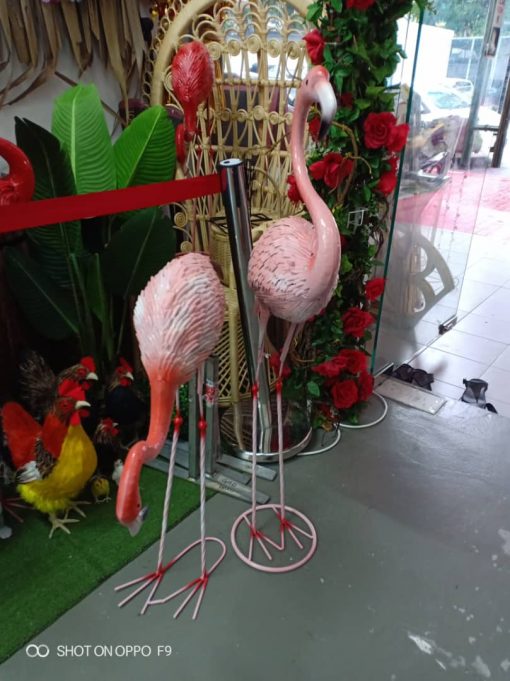 Figurine Flamingo soft pink [Rental] - Image 3