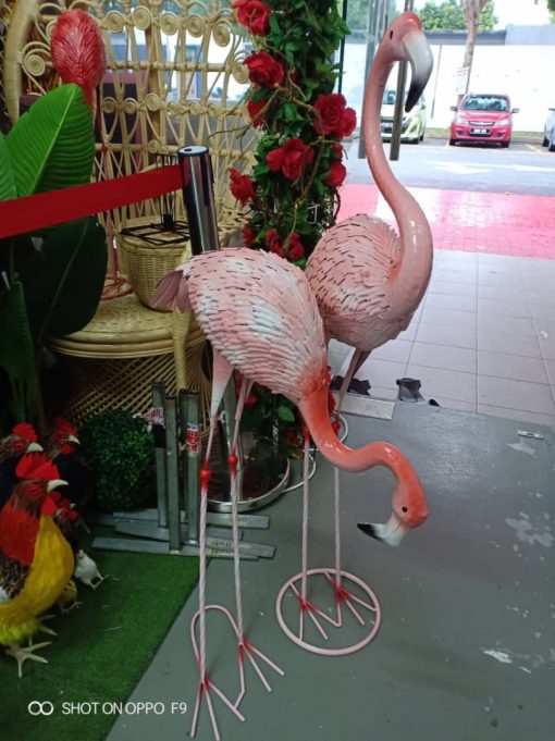 Figurine Flamingo soft pink [Rental]