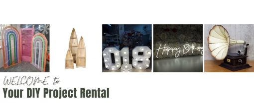 Your DIY Project Rental – Your DIY Props rental. DIY your event with ...
