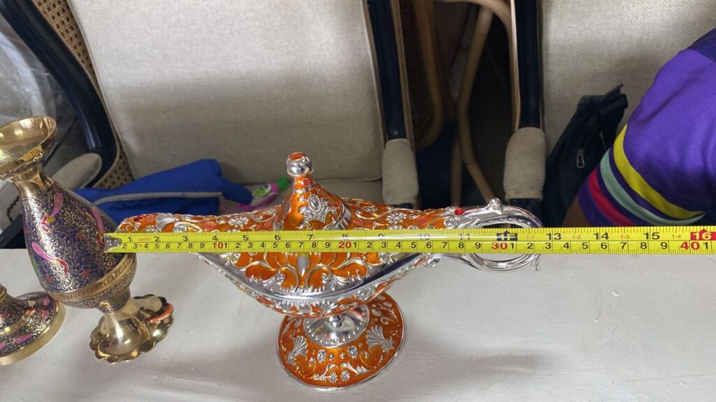 Princess Jasmine Aladdin Magic Lamp (L) [rental] – Your DIY Project Rental