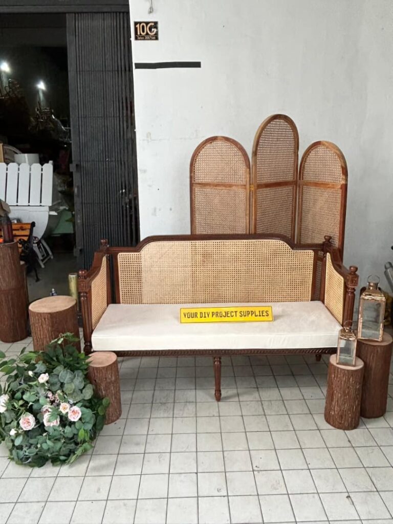 kerusi jati rotan exclusive-1pcs [rental] – Your DIY Project Rental