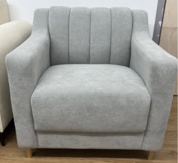Lounge Sofa One Seater Grey /1pcs [rental]