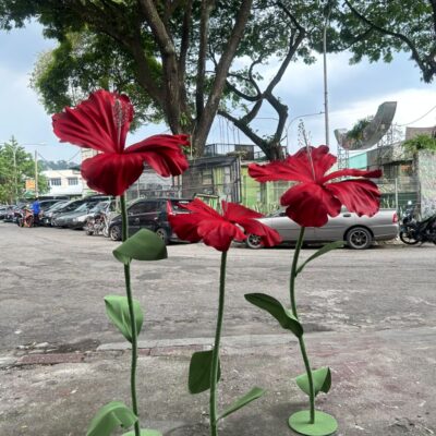 Artificial hibiscus /  bunga raya [rental]